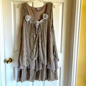 Pretty Angel Sleeveless Lace Boho Dress
